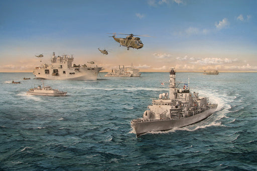 Combined Operations - HMS Ocean & HMS Marlborough