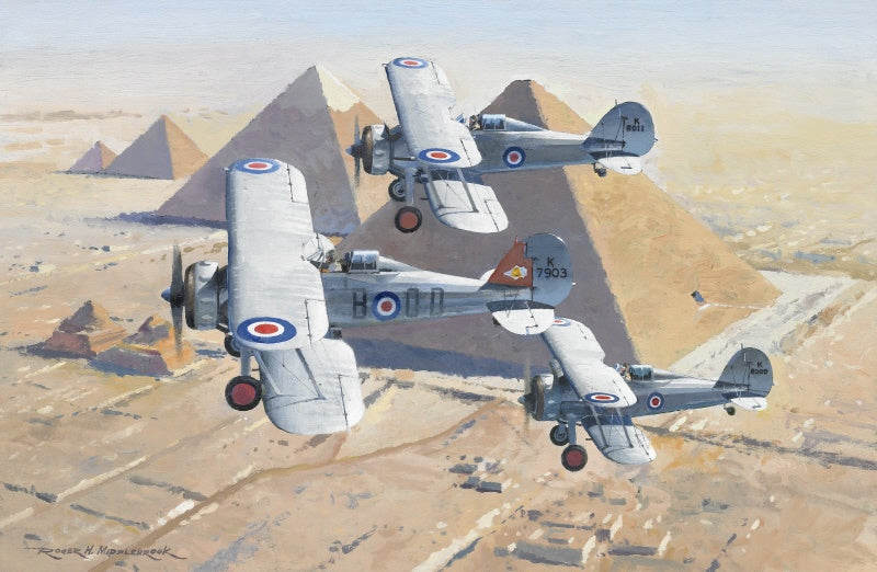 Serving in Egypt - Gloster Gladiator
