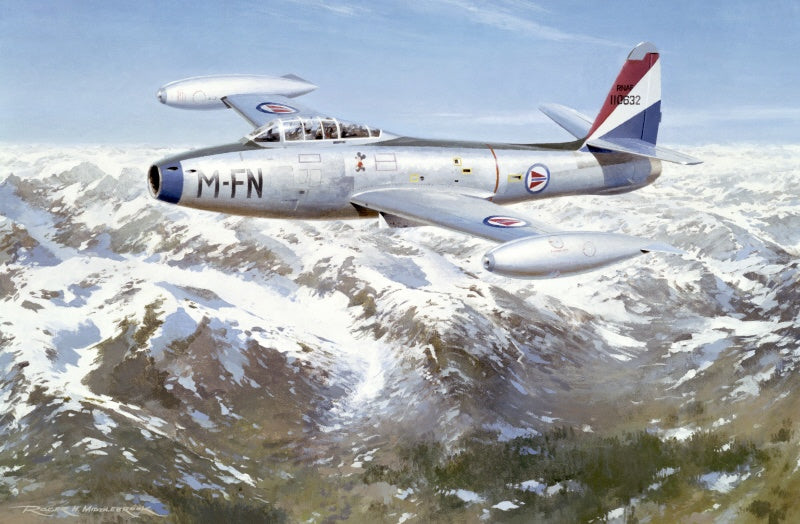 Norwegian Thunderjet- Republic F-84 Thunderjet