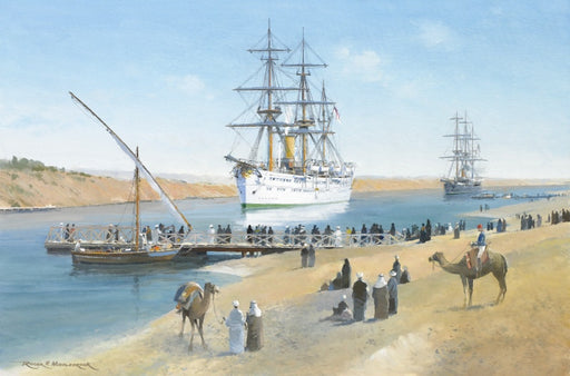 HMS Serapis in the Suez Canal