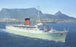 Caronia at Cape Town - RMS Caronia