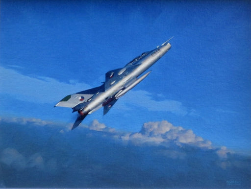 Formidable Foe - MiG 21 Original Painting