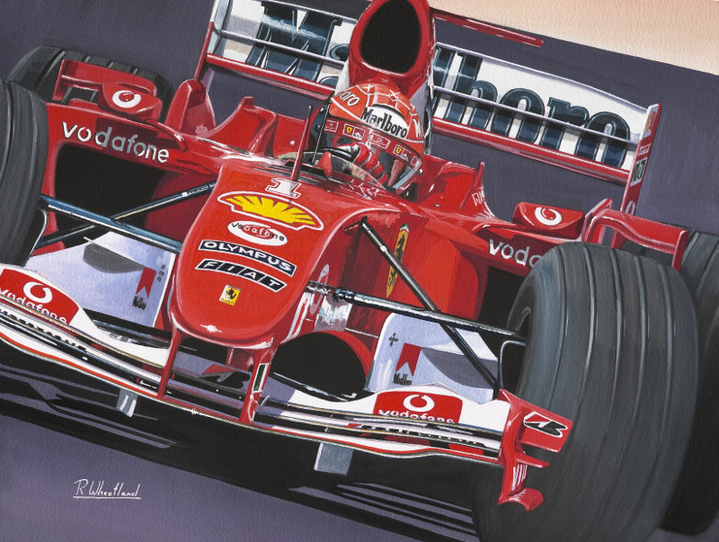 Title Number Seven - Michael Schumacher Ferrari