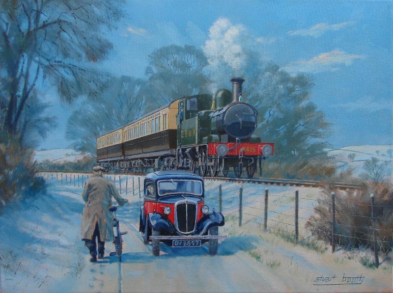 14xx Locomotive Great Western Railway Art Print by Artist Stuart Booth ...