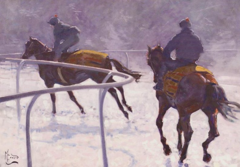 Malcolm Coward - Frosty Gallops - Horse Racing