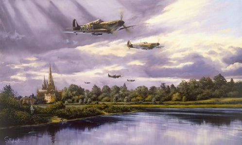 Stephen Brown - Spitfires over Lichfield