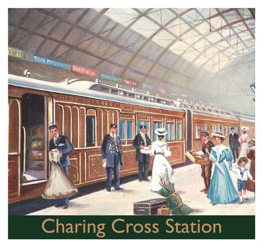 Charing Cross Station Poster Card