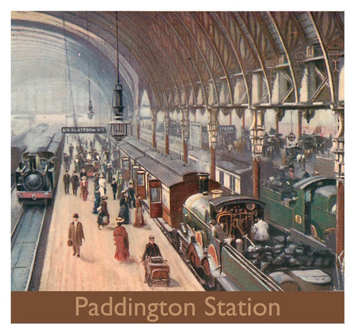 Paddington Station Poster Card