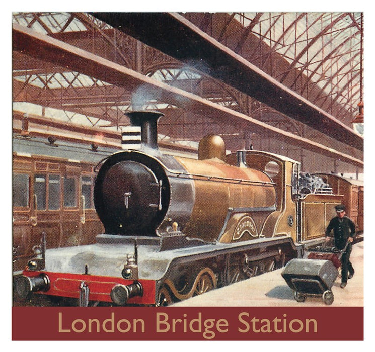 London Bridge Station Poster Card